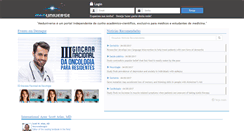 Desktop Screenshot of meduniverse.com.br