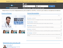 Tablet Screenshot of meduniverse.com.br